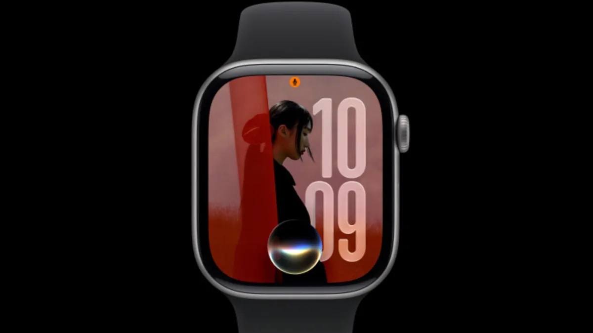 Apple watchOS 27 interface displaying the dynamic app grid and Health app perimenopause tracking