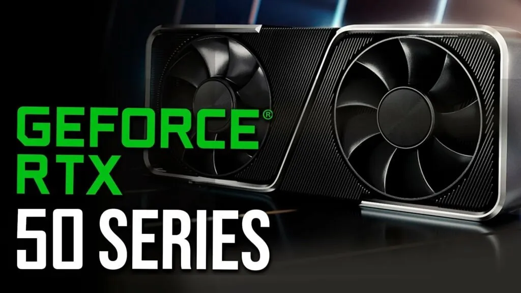 Nvidia RTX 5000 Super graphics cards are shown alongside performance charts detailing hardware refresh cycles.