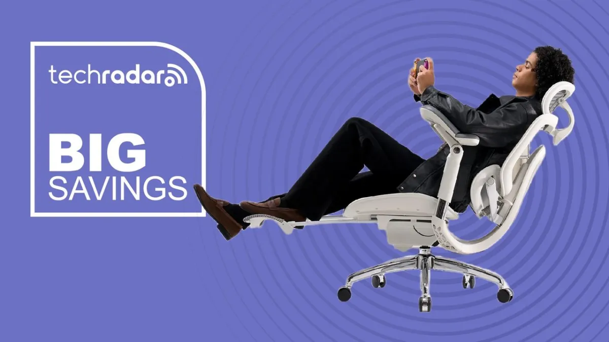 The Sihoo Doro C300 Pro V2 ergonomic chair features adjustable lumbar support and multi-directional armrests.