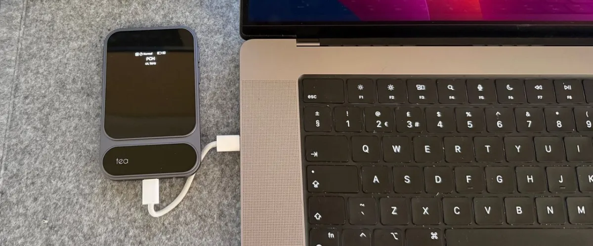 Khadas Tea Pro magnetic DAC and headphone amplifier with a slim aluminum chassis