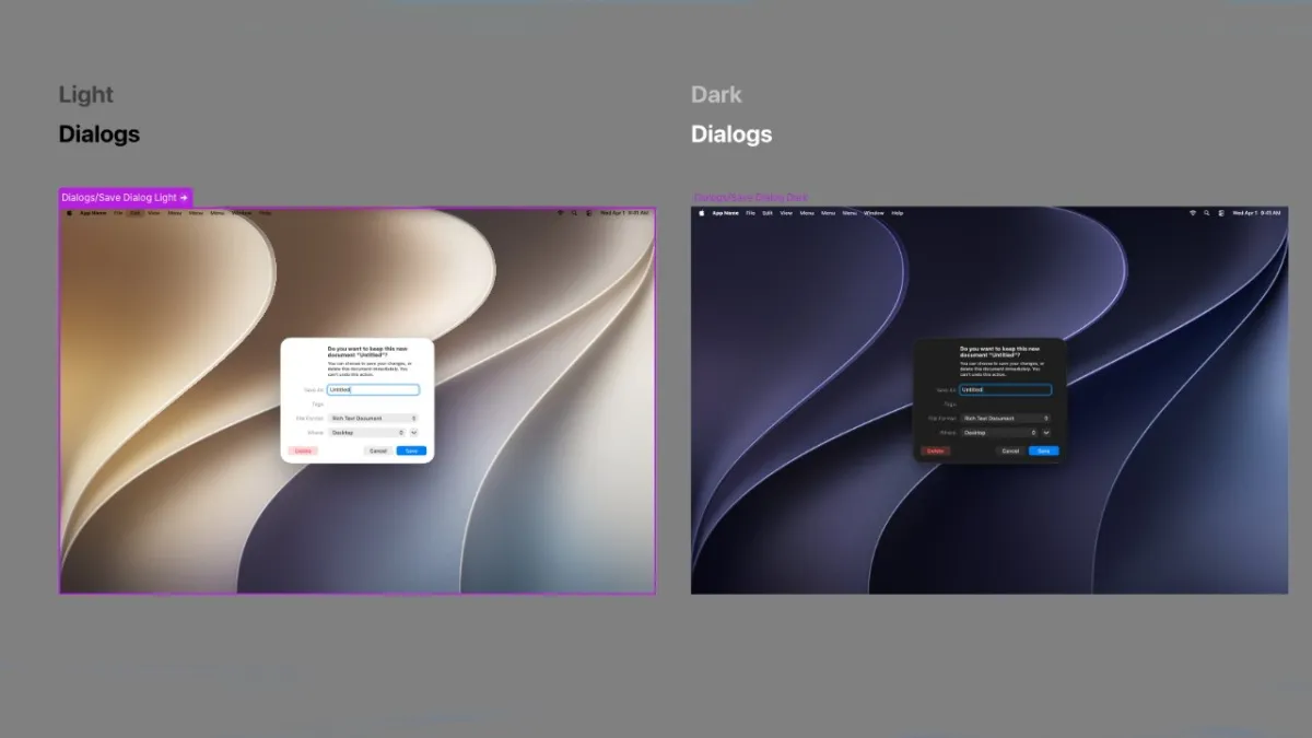 Apple iOS 27 Liquid Glass design components and interface templates