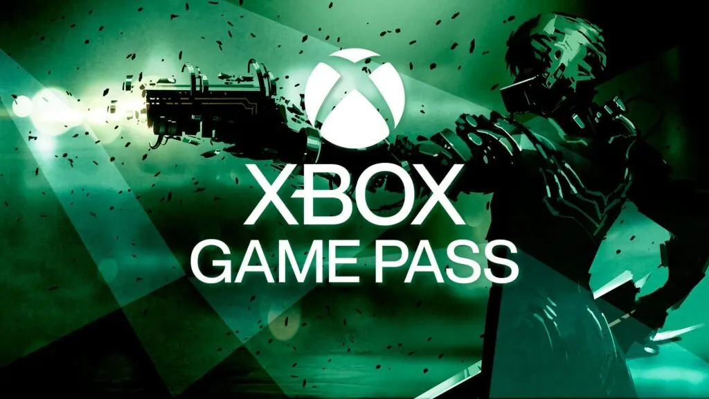 The graphic displays the Xbox Game Pass logo alongside nine new game covers for June 2026.