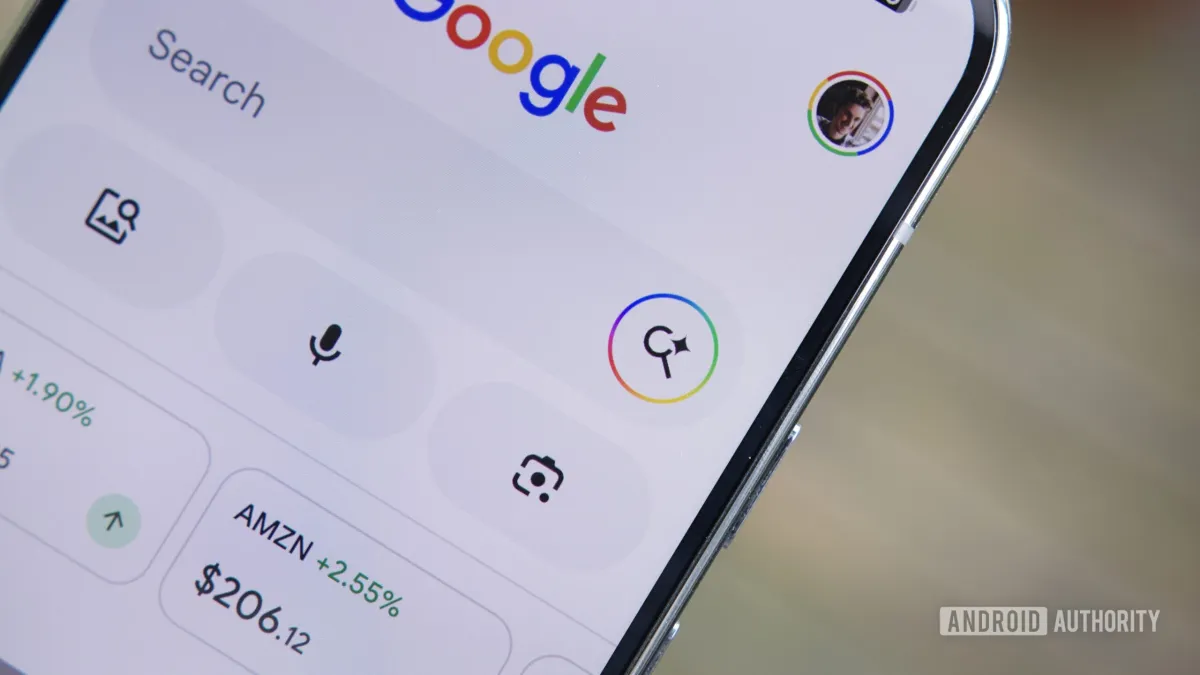 The search interface displays manipulable diagrams generated by Google AI Mode for all users.