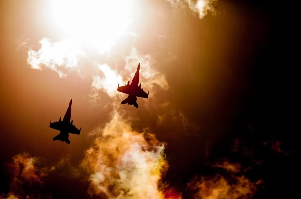 French NATO jets intercept and destroy a stray drone in Latvian airspace during a Baltic Air Policing mission.