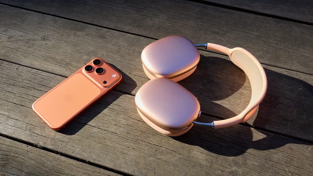 Apple AirPods Max 2 headphones with improved noise cancellation and adaptive environmental audio.
