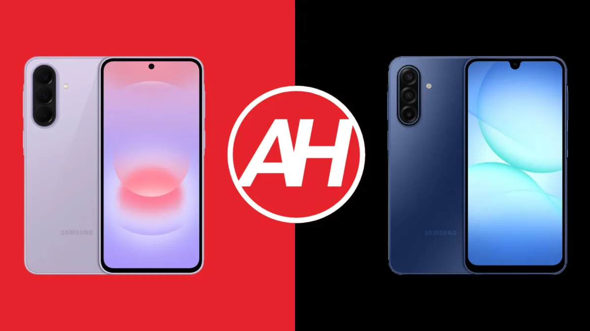 The Samsung Galaxy A37 and Galaxy A17 smartphones are shown side by side to compare their budget strategy and features.