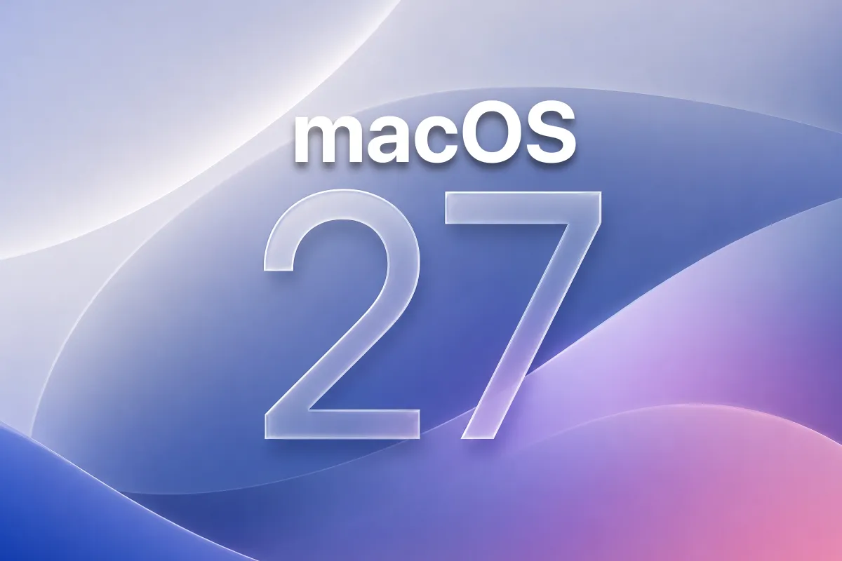 macOS 27 interface design showcasing artificial intelligence integration and navigation improvements.