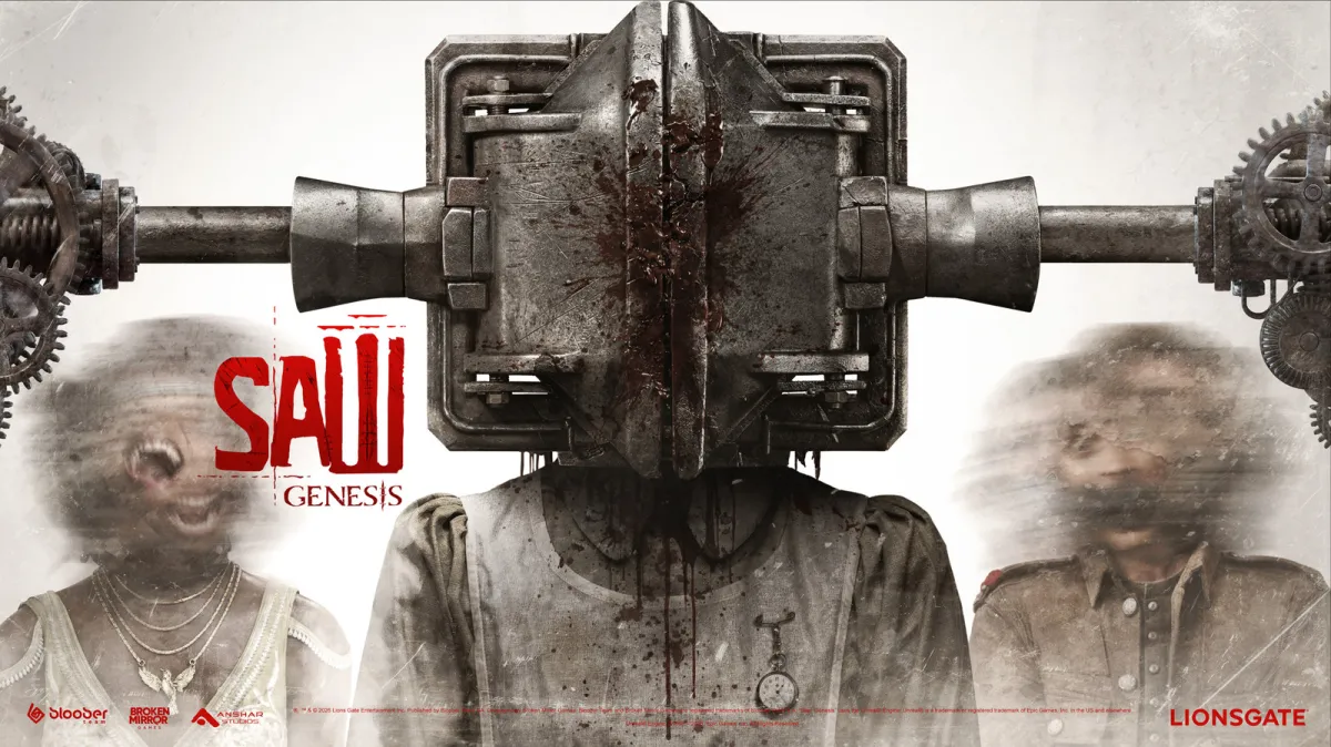 Alpha gameplay footage shows players navigating a trap-filled environment in Saw Genesis.