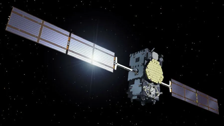 A map displaying GPS jamming signals across Europe, Greenland, and Canada linked to Russian satellites.
