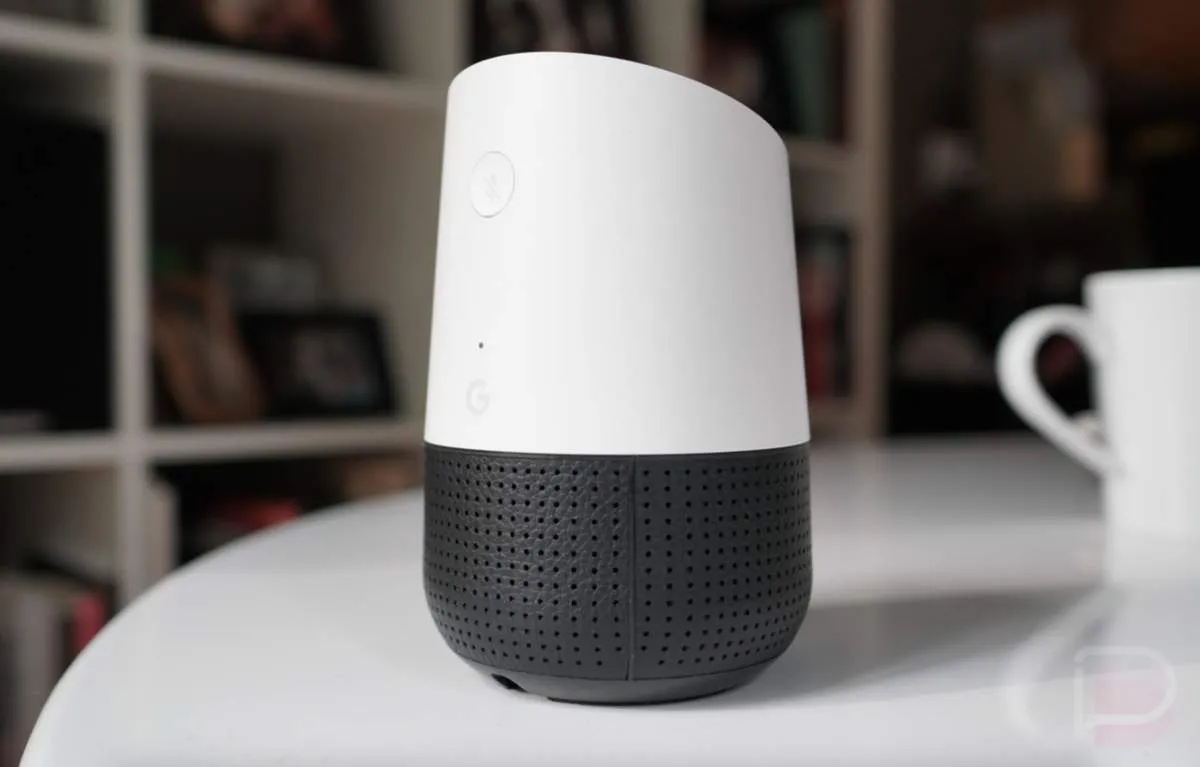 The Google Gemini for Home dashboard displays weather forecasts and media discovery options.