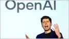 The OpenAI logo appears on a digital screen during a CNBC news segment about the company confidential IPO filing.