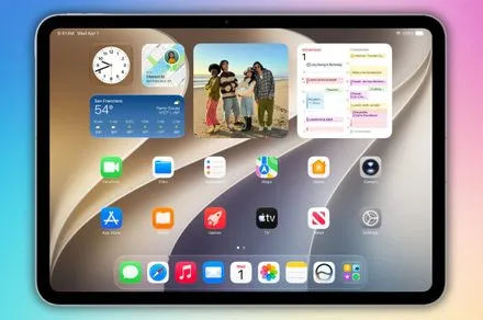 iPadOS 27 interface showing Siri upgrades and menu bar adjustments on an iPad screen.