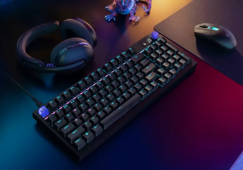 Logitech G305 X Superlight mouse and G316 X 98 keyboard displayed together on a desk surface.