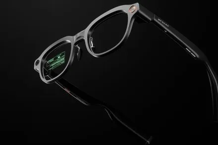 The Monako Glass wearable computer features a waveguide display and gesture controls for AI coding.