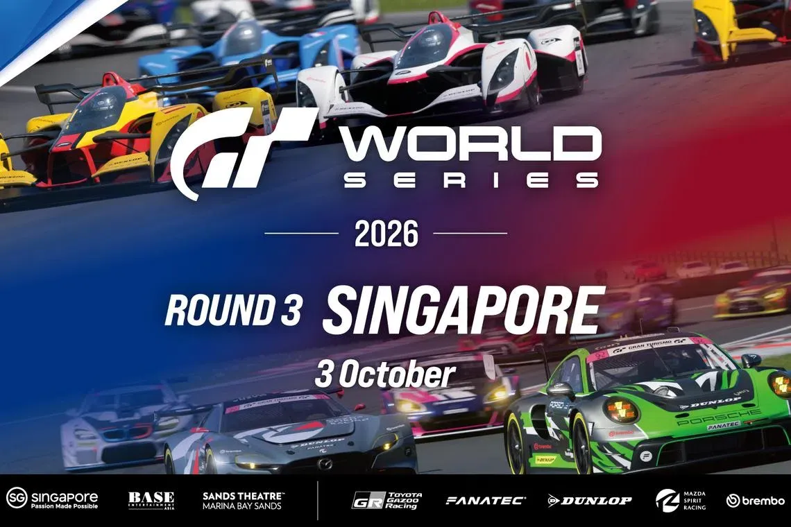 Gran Turismo World Series round three at Marina Bay Sands during the Singapore Grand Prix season