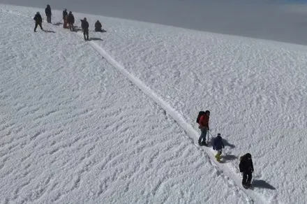 Modified Unitree G1 robot Pemba reaches the summit of Ecuador's Chimborazo volcano during a hybrid human-machine expedition.