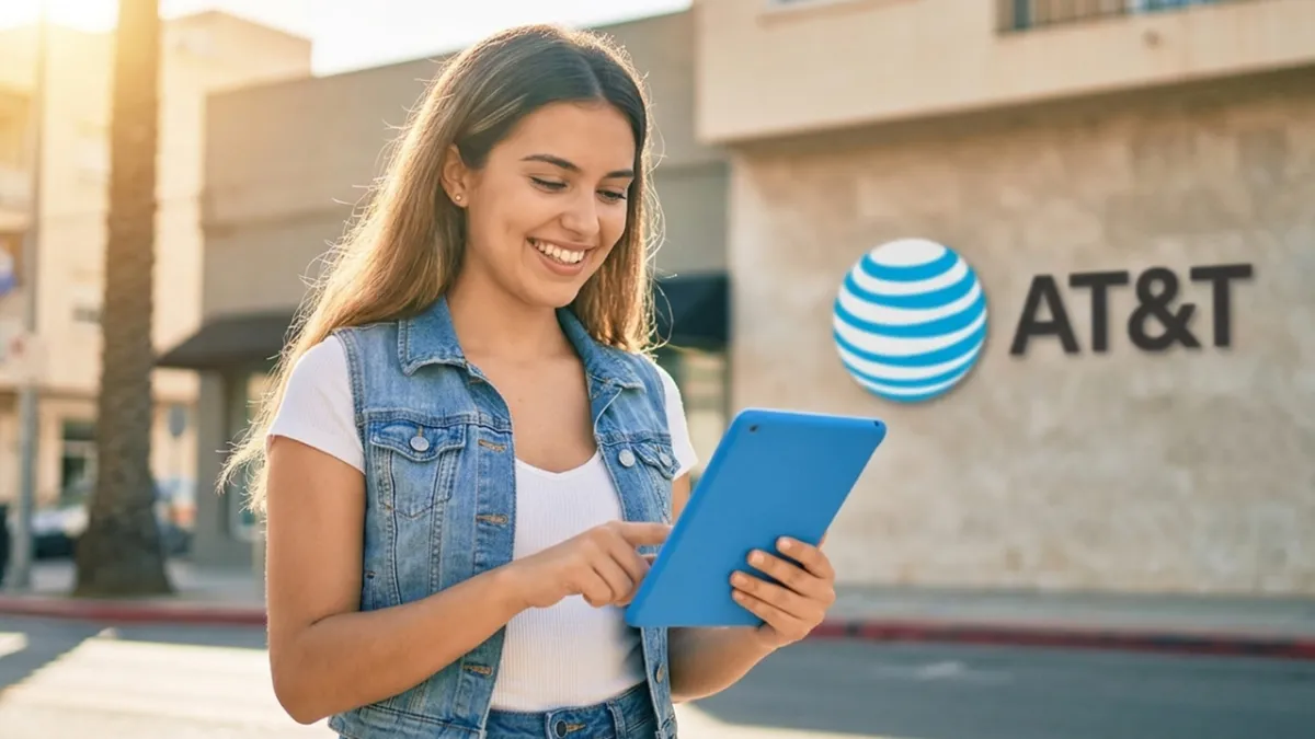 AT&T iPad daily data pass pricing graphic showing three dollar rates and eSIM activation steps.
