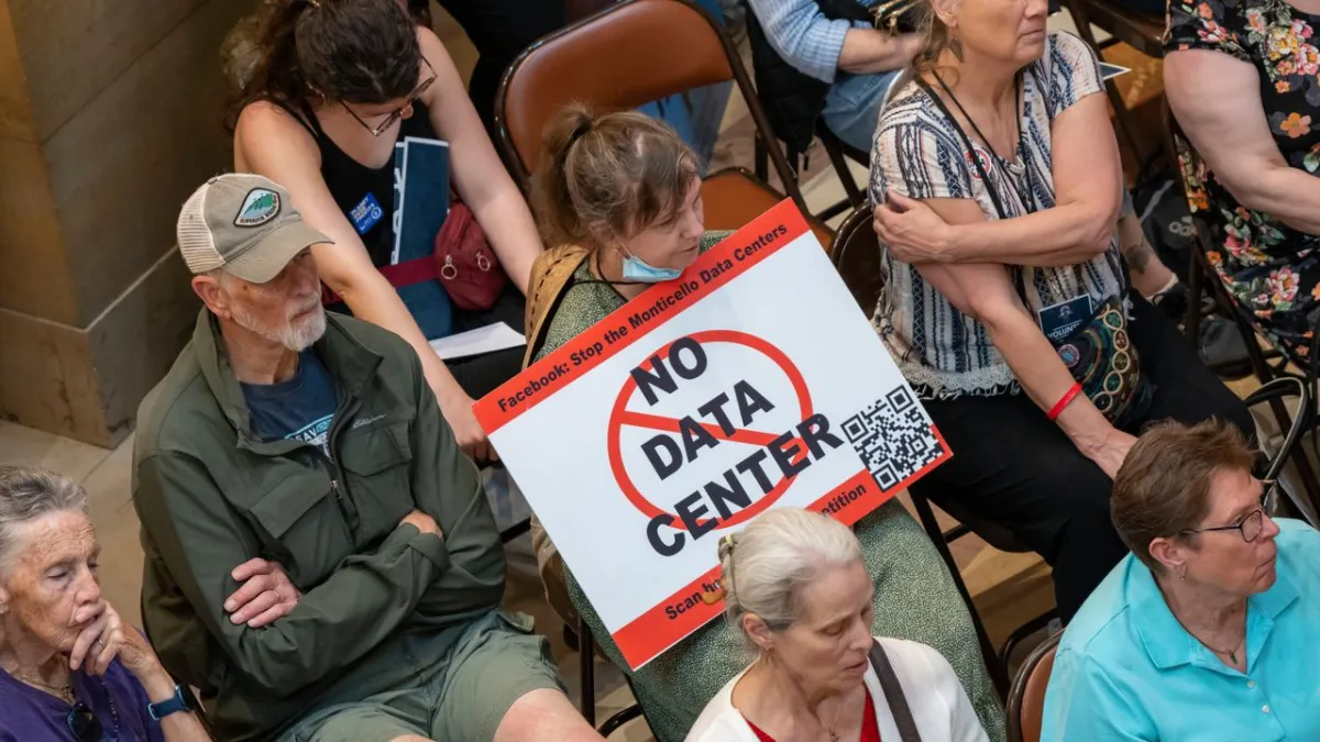Local officials and residents oppose data center expansion due to infrastructure and zoning concerns.