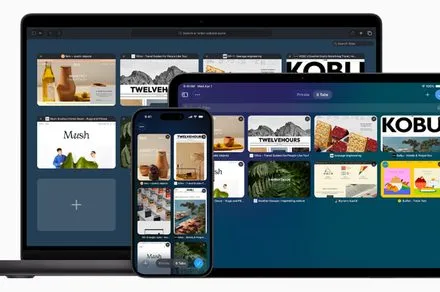 Safari displays the new interface for generating custom browser extensions using artificial intelligence.