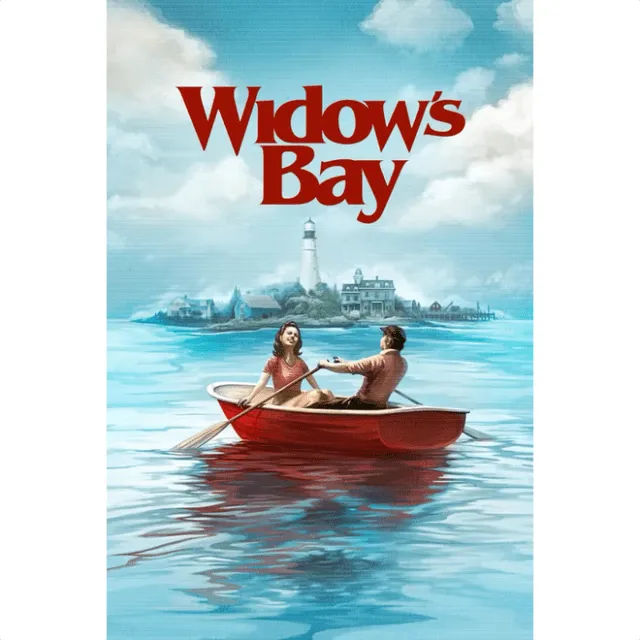 Teaser poster for the season one finale of the Apple TV series Widow's Bay
