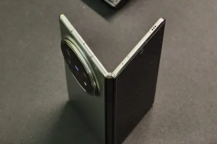 Vivo X Fold 6 foldable smartphone with detachable telephoto converter and rear camera module
