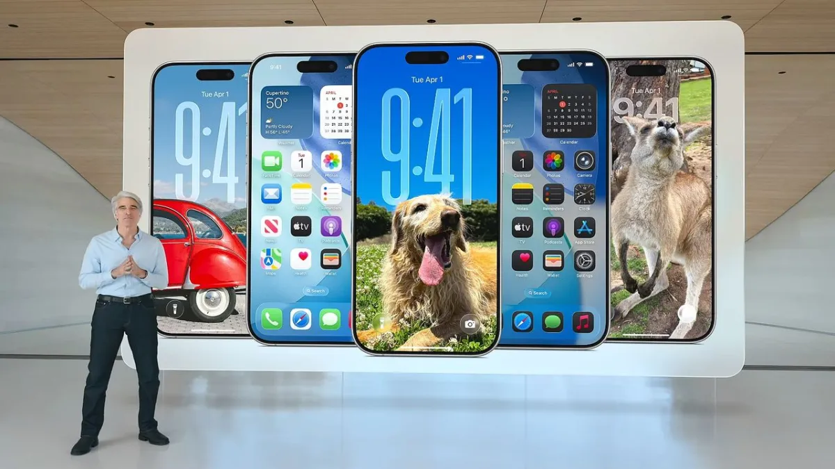 This chart illustrates device compatibility for iOS 27 and iPadOS 27 updates.