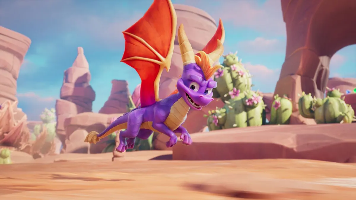 Spyro: A Realm Beyond development artwork illustrating character design and environmental exploration.
