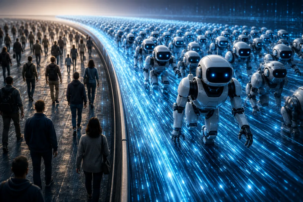Cloudflare traffic data shows automated bot requests now exceed human web visits.