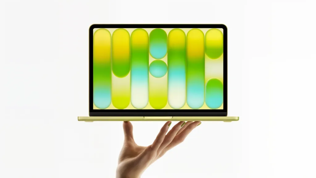 Apple MacBook Neo laptop displayed on a neutral background