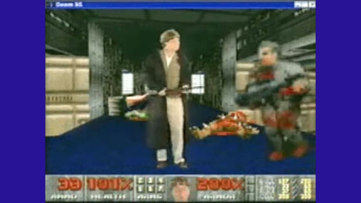 Bill Gates Doom Promo Reveals Windows 95 Gaming Push