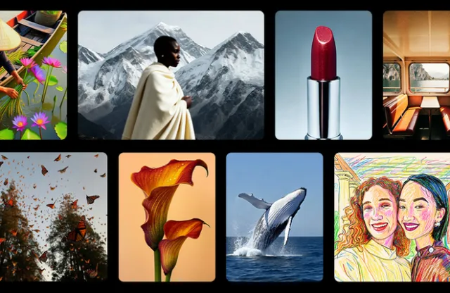 The updated Apple Image Playground interface displays photorealistic AI-generated images and privacy controls.