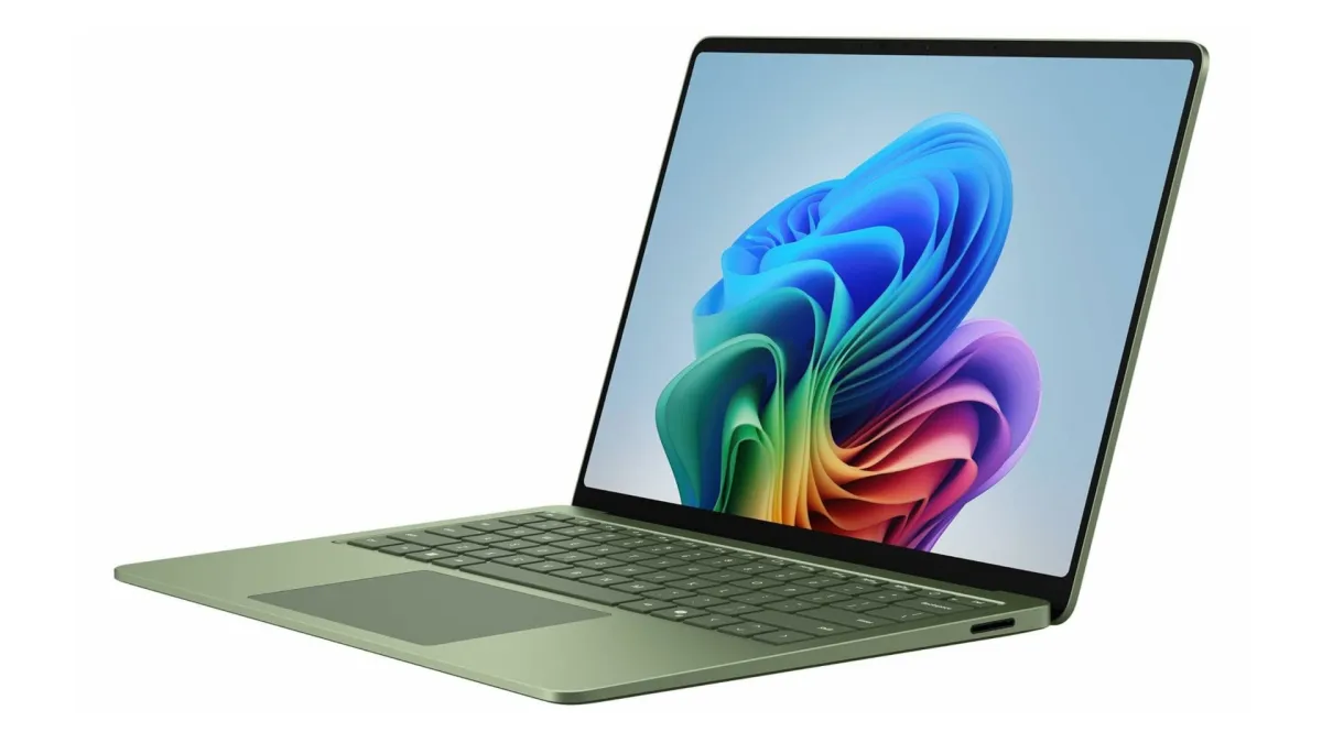The Microsoft Surface Laptop 8 features the Snapdragon X2 Elite processor to demonstrate its ARM architecture shift.