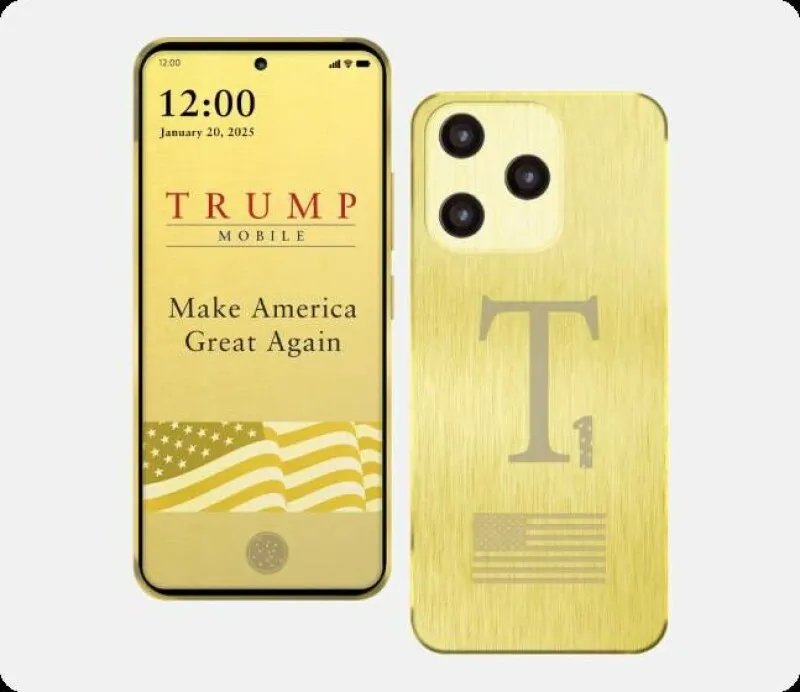 The internal components of the Trump-branded smartphone are visible after an iFixit teardown.
