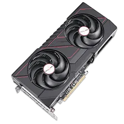 The Sapphire Radeon RX 9070 GRE Pulse graphics card features a dual fan cooling system and a black shroud design.