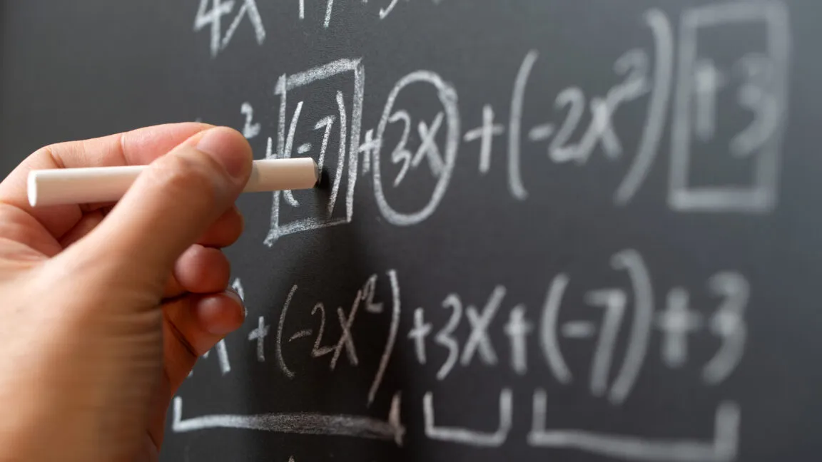 Conceptual illustration of artificial intelligence risks to academic research and mathematical proofs