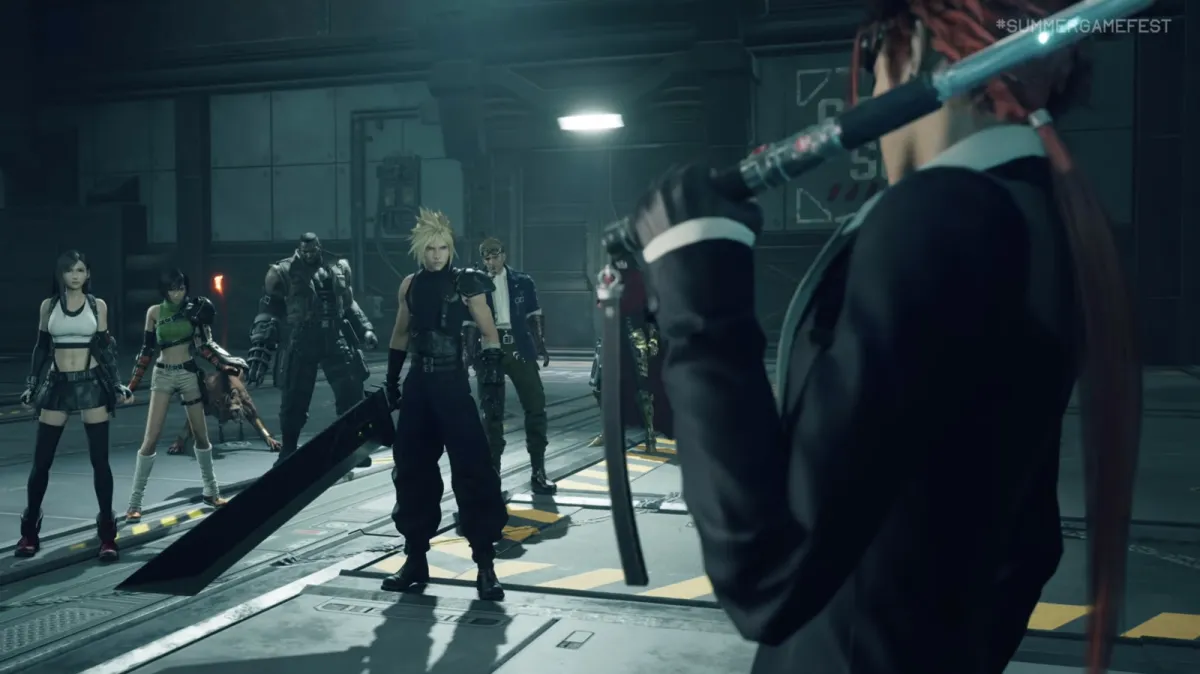 The graphic displays the Final Fantasy VII concluding chapter set for a spring 2027 release.