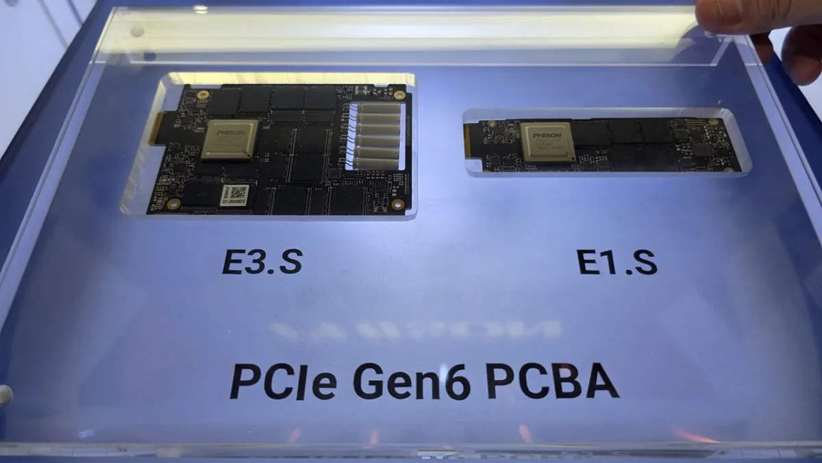Phison introduces the PCIe 6.0 X3 SSD controller and E37T SSD.