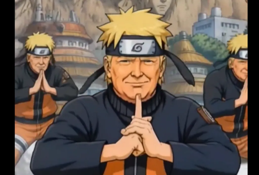 Screenshot of a digital petition protesting the use of manga and anime in official political communications