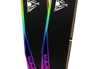 The Patriot Viper Elite 5 Ultra RGB DDR5 48 GB memory module features a visible aluminum heat spreader and RGB lighting.