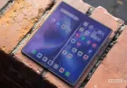 Vivo X Fold 6 screen displaying desktop mode environment and AI file manager interface