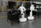 NVIDIA and LG Group officials discussing plans for a dedicated artificial intelligence manufacturing facility.