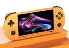 The Retroid Pocket 6 handheld gaming console features twelve gigabytes of RAM and a compact chassis.