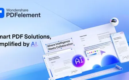 Interface displaying consolidated PDF management features including OCR, editing, conversion, and AI navigation.