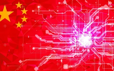 Schematic diagram of China's tightened VPN regulations and cross-border data routing controls.
