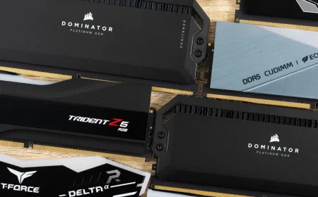 Computer memory modules illustrate semiconductor supply constraints and rising costs.