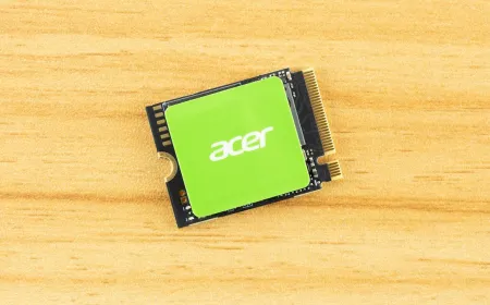 The compact Acer MA200 1TB M.2 2230 solid state drive rests on a clean surface.