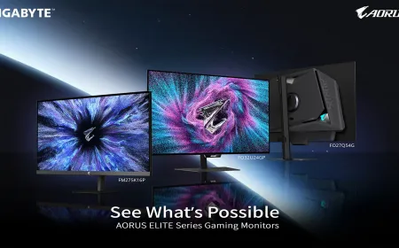 Gigabyte AORUS ELITE Monitors: Tandem OLED and 5K Mini LED