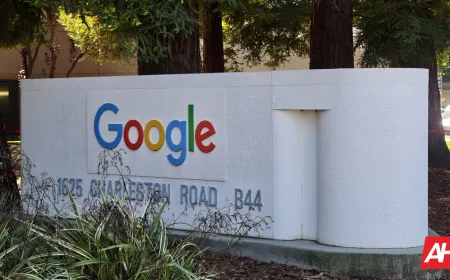 This illustration depicts Google's new semiconductor manufacturing contract with Samsung.