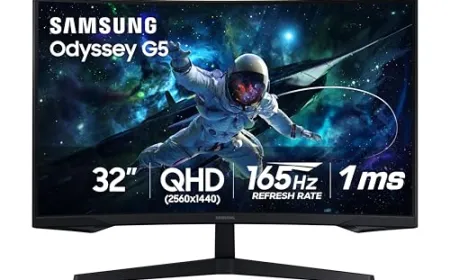 A gaming monitor connected to a console displays panel architecture and connectivity standards.