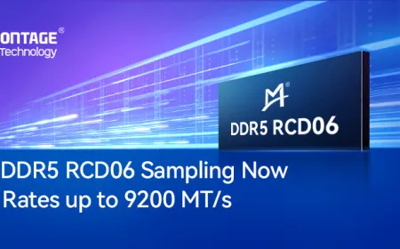 Montage Technology RCD06 chip supports 9200 MT/s transfer rates for next-generation DDR5 server memory modules.
